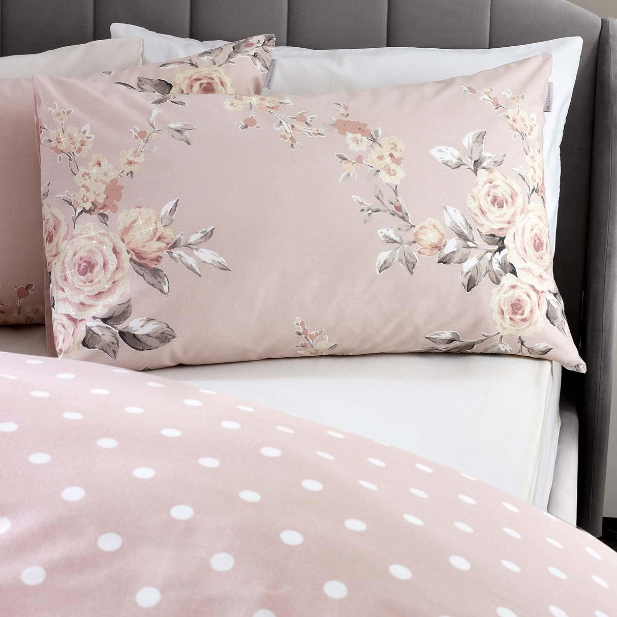 Canterbury Floral Duvet Cover Set Blush