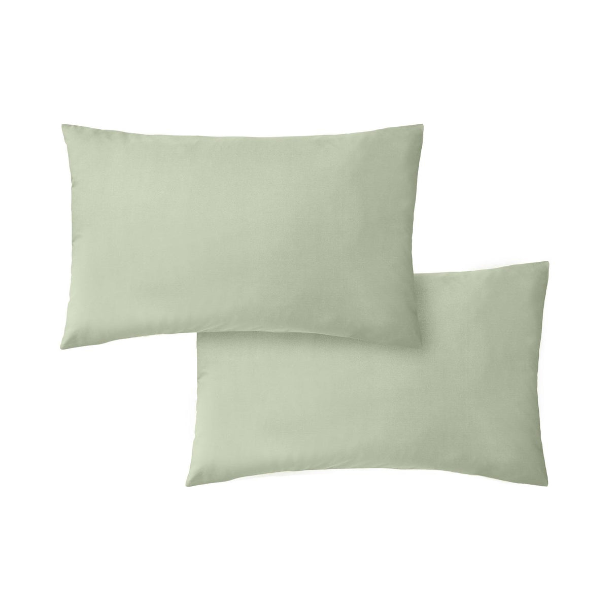 200TC Cotton Percale Pillowcases Sage