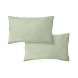 200TC Cotton Percale Pillowcases Sage