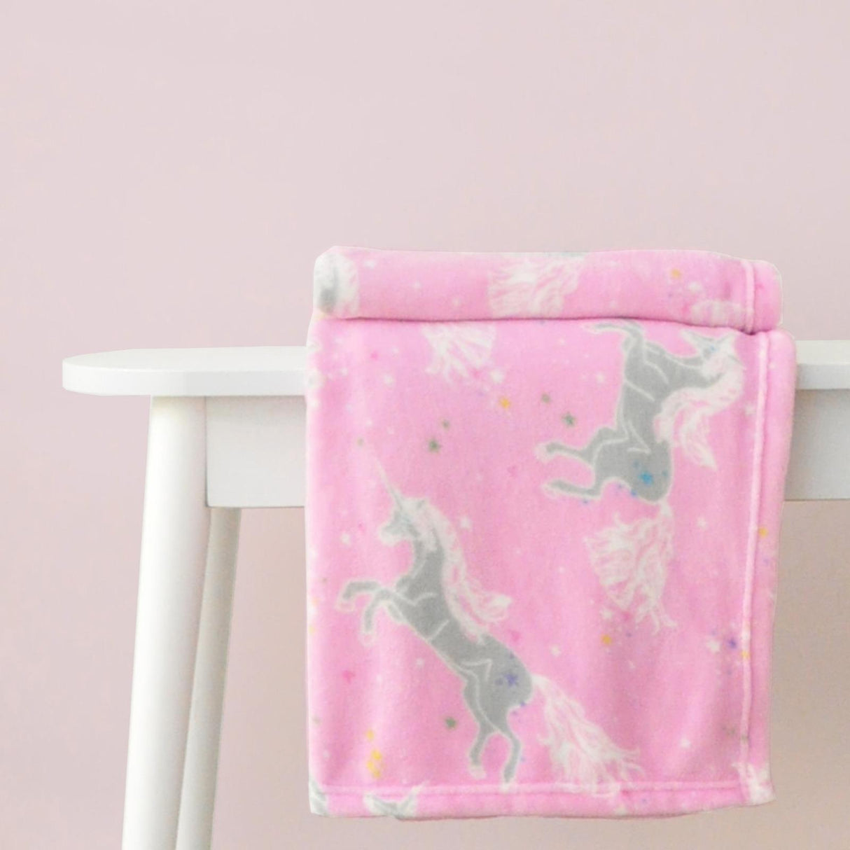 Unicorn Fleece Throw