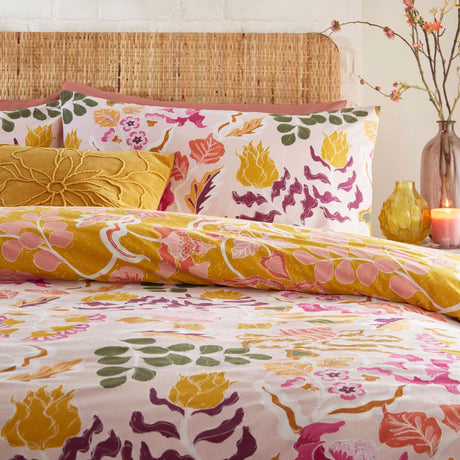 Protea Abstract Floral Duvet Cover Set