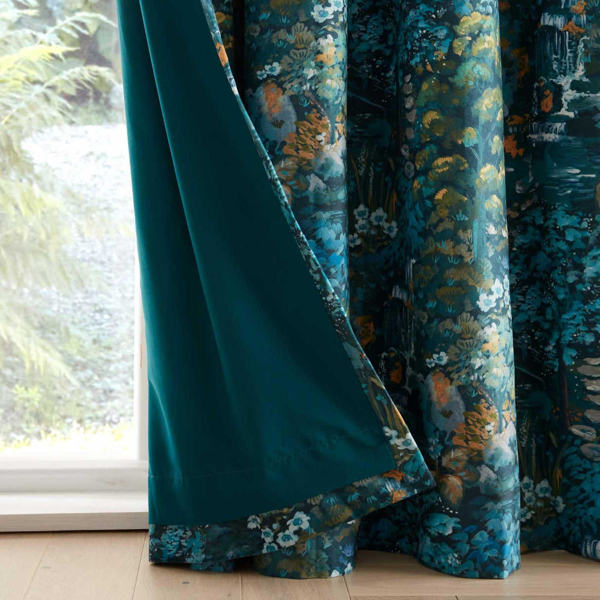 RHS Garden Walk Tape Top Curtains