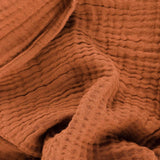 Lark Muslin Cotton Throw Pecan