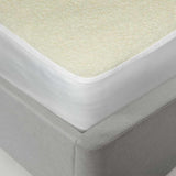 Thermal Fleece Underblanket Mattress Topper Cream