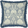 Kirkton Floral Pleat Fringe Cushion Cover 20" x 20" (50cm x 50cm)