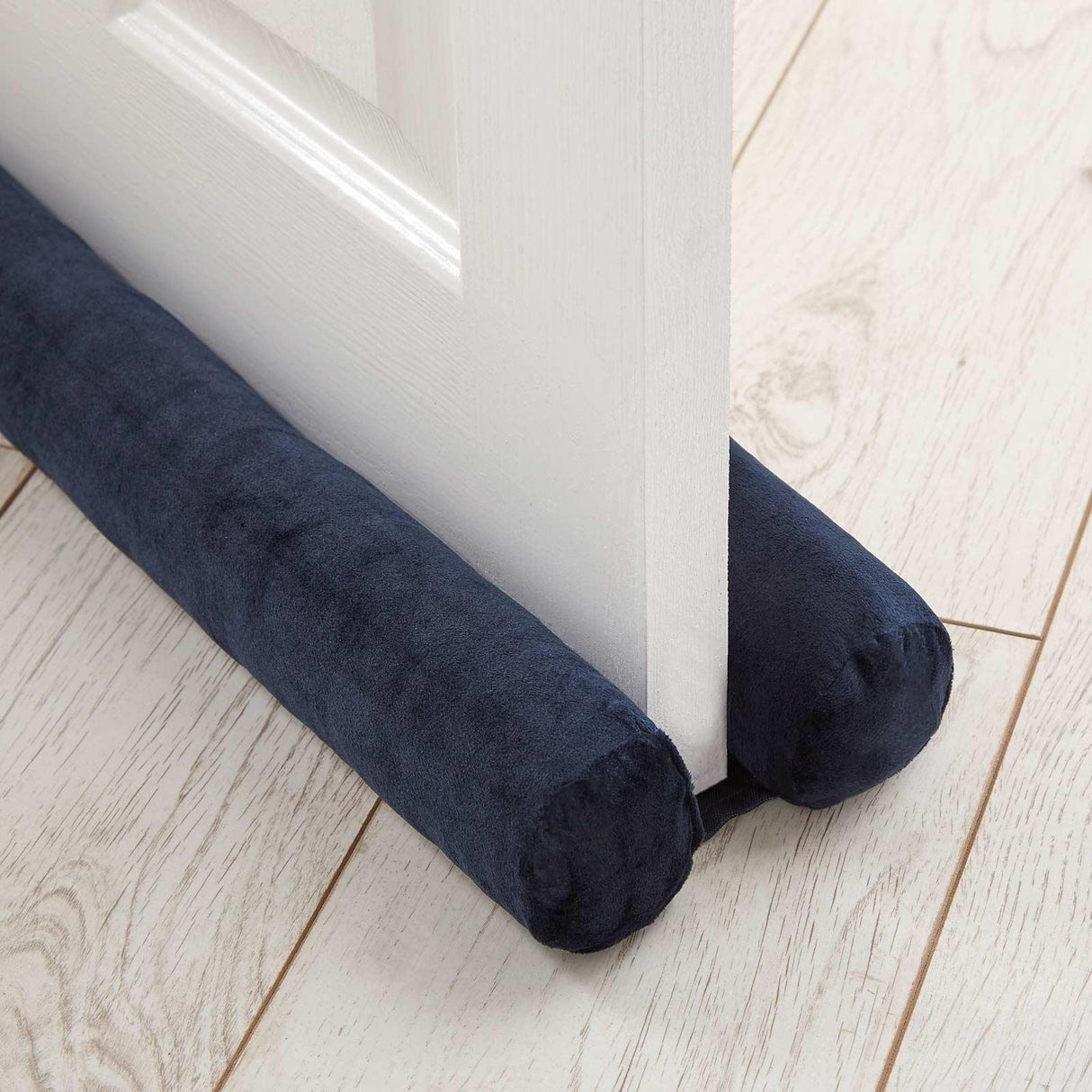 Kingsley Matt Velvet Draught Excluder Navy