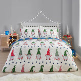 Gnome for Christmas Duvet Cover Set Navy