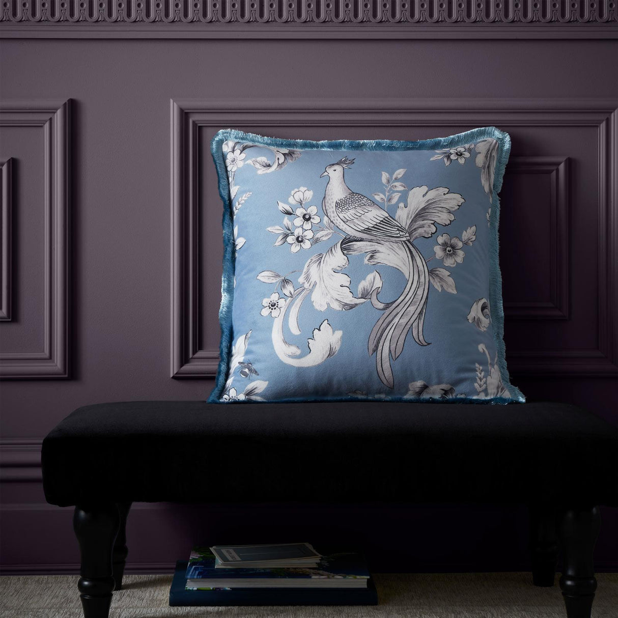 Bridgerton Regal Floral Cushion