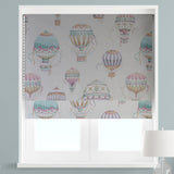 Balloons Aqua Made To Measure Roman Blind