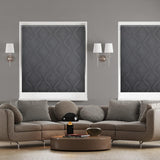 Persia Made to Measure Roller Blind (Dim Out) Black