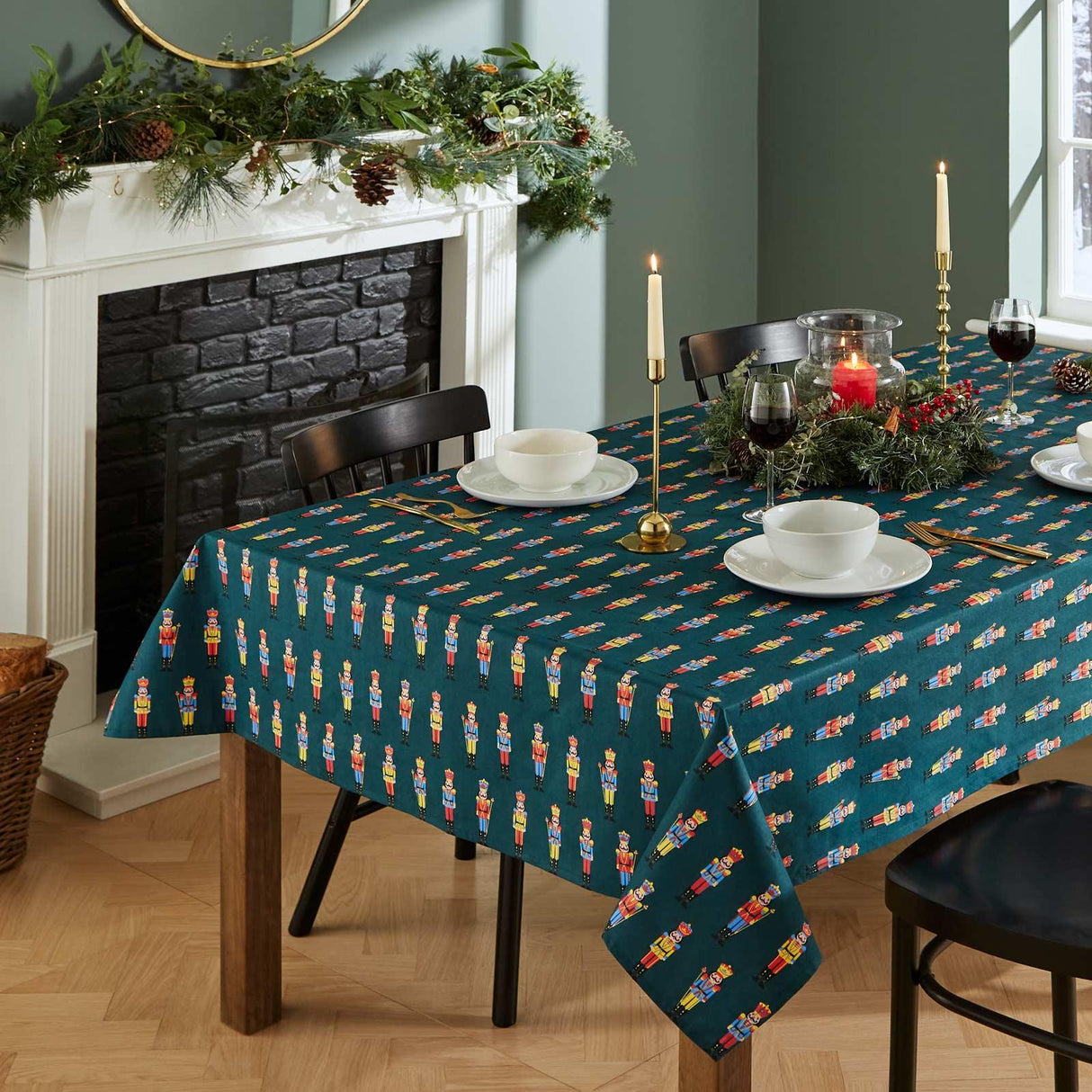 Christmas Nutcracker Table Cloth