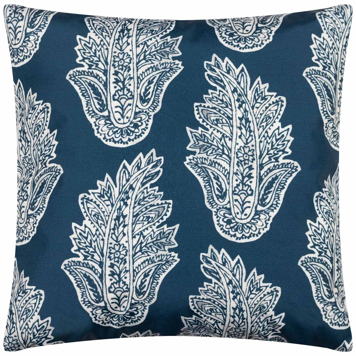 Kalindi Paisley Outdoor Cushion Cover Navy