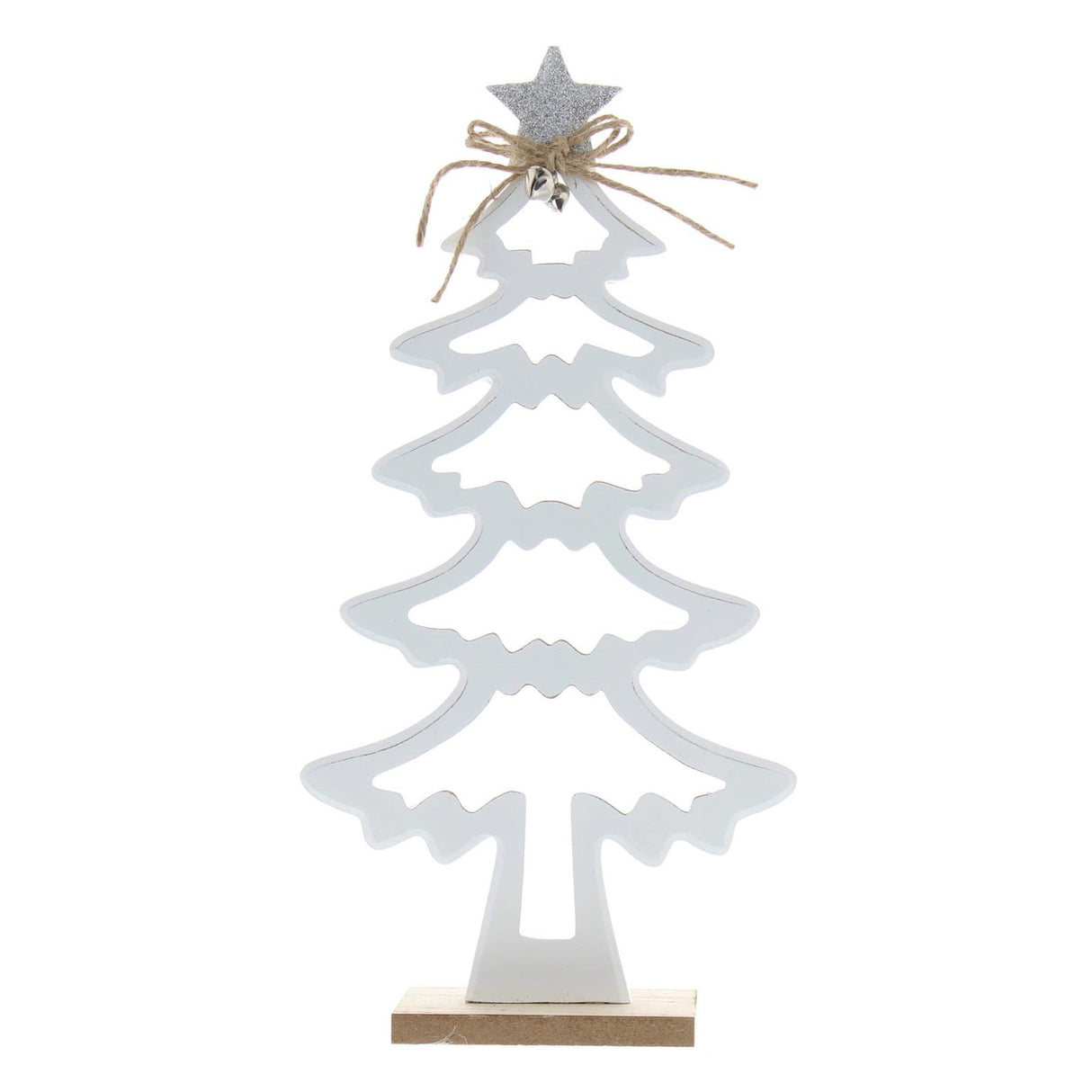 White Wooden Christmas Tree