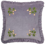 Hettie Embroidered Velvet Cushion Cover