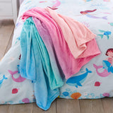 Mermaid Fleece Throw