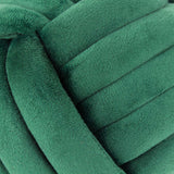 Knot Velvet Doorstop Emerald