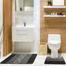 Halo Non-Slip Bath Mat & Pedestal Bathroom Set