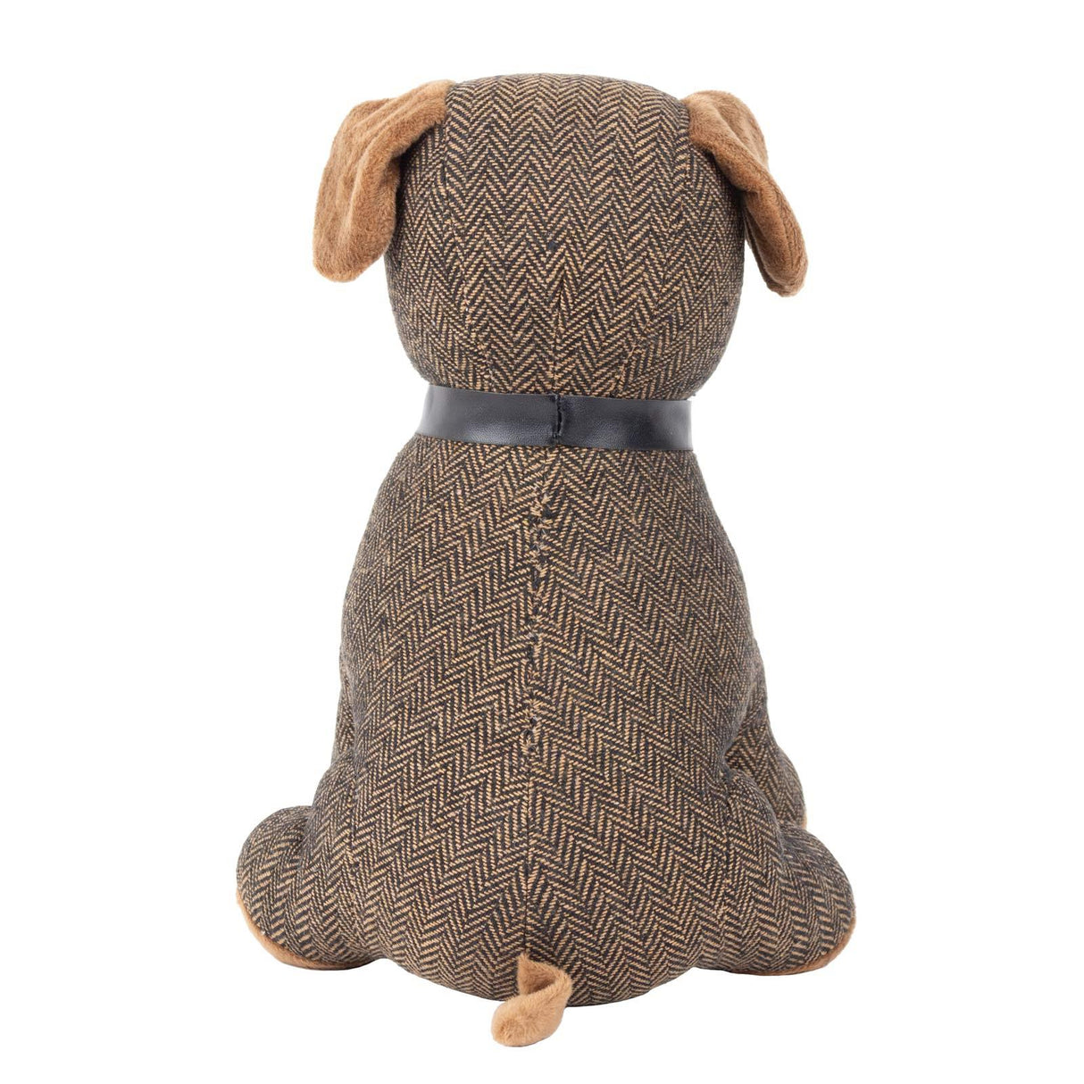 Boston Herringbone Dog Doorstop