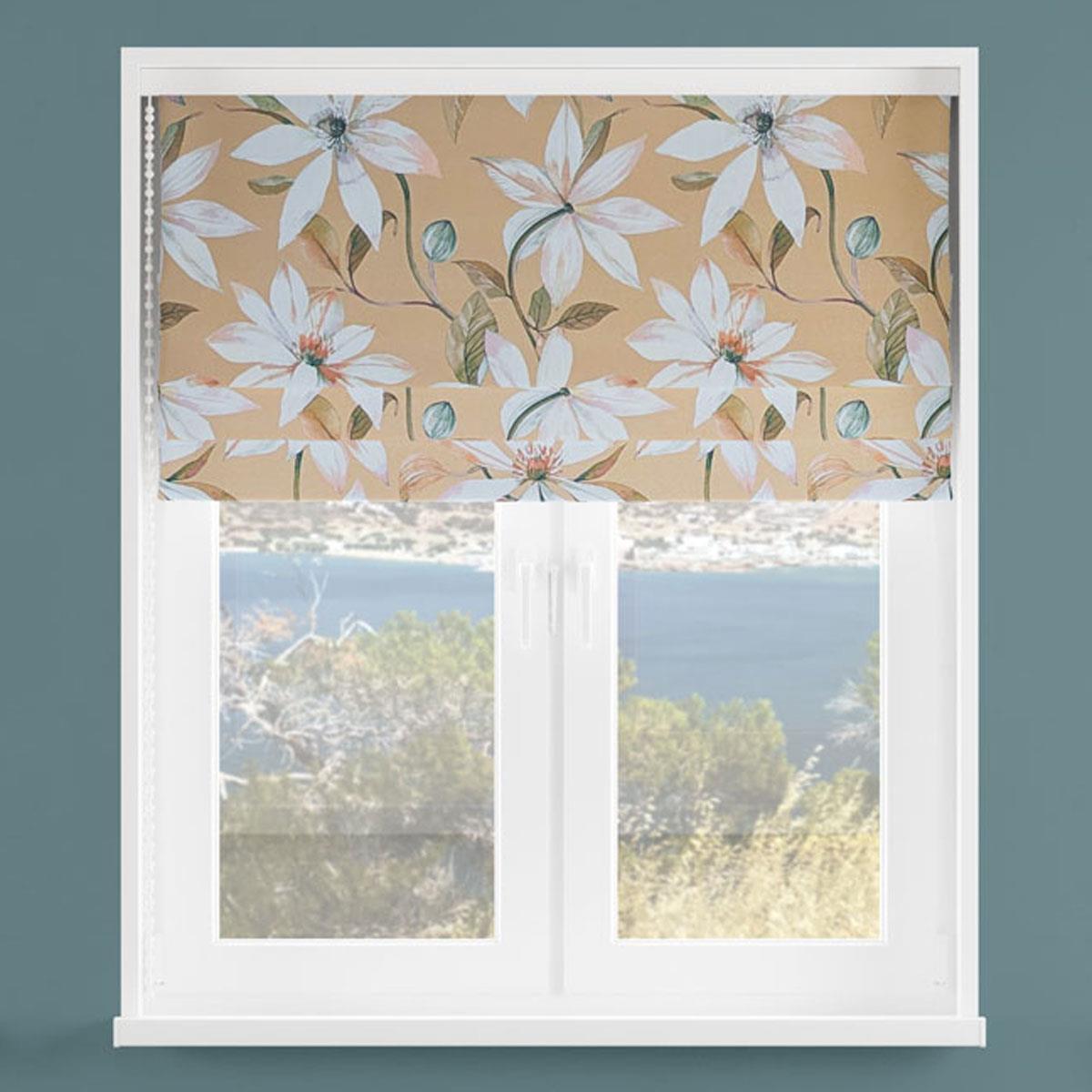 Olivia Harvest Made To Measure Roman Blind