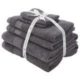 Anti-Bacterial 6 Piece Towel Bale Charcoal