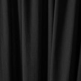 Dijon Blackout Tape Top Curtains Black