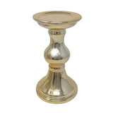 Gold Pillar Candle Holder