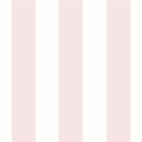 Stripe Tease Wallpaper White & Pink