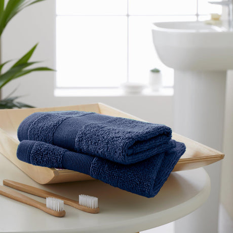 Antibacterial Face Cloth Pair Navy