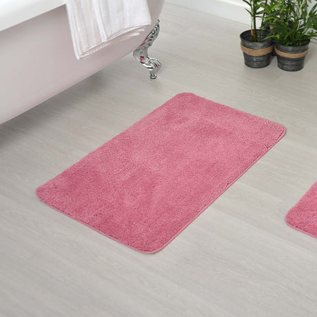 Luxury Microfibre Bath Mat Rose Bath Mat Allure   