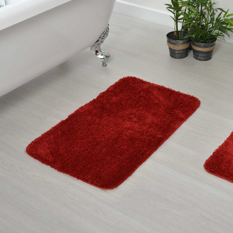 Luxury Microfibre Bath Mat Wine Bath Mat Allure   