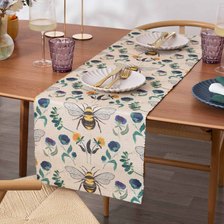 Wild Garden Indoor Outdoor Table Runner