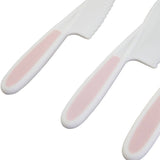 Pastel Pink 3 Piece Knife Set