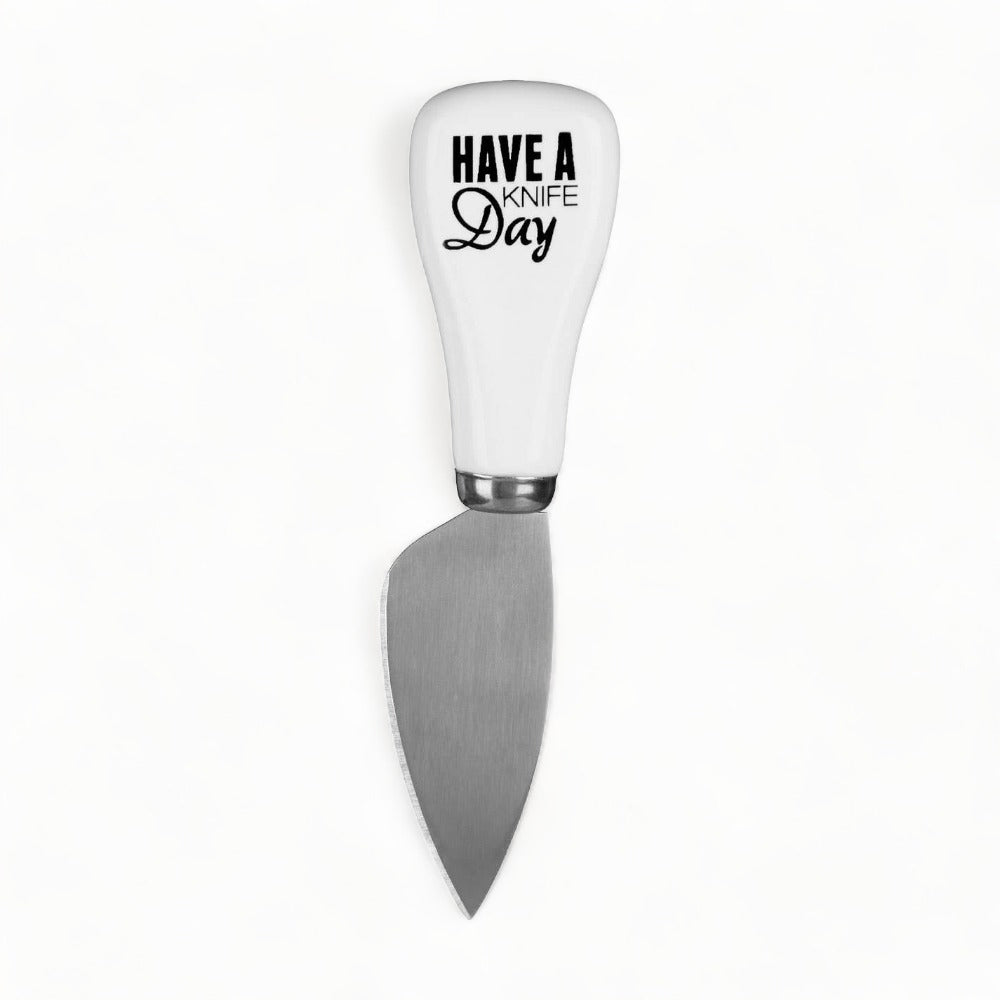 Pun & Games Set of 4 Cheese Knives