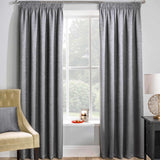 Matrix Thermal Tape Top Curtains Grey 66" x 90"