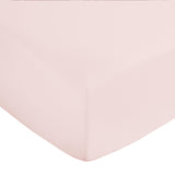 400TC Cotton Sateen Fitted Sheet Blush