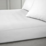 400TC Cotton Sateen Fitted Sheet Dove Grey