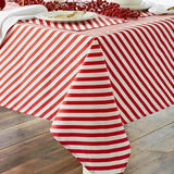 Christmas Candy Cane Table Cloth