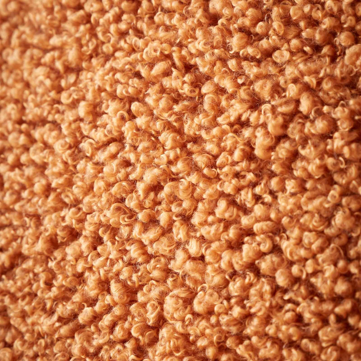 So Soft Velvet Bouclé Cushion Caramel