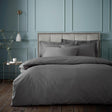 180TC Egyptian Cotton Charcoal Duvet Cover Set