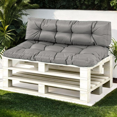 Grey Indoor Outdoor Pallet Cushions