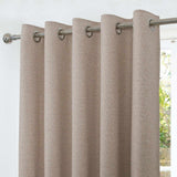 Woolacombe Blackout Eyelet Curtains Natural