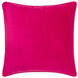 Taormina Floral Piped Cushion Cover Magenta