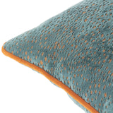 Estelle Spotted Cut Velvet Cushion Cover 18" x 18" (45cm x 45cm)