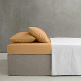 Easy-Iron Percale Extra Deep Fitted Sheet Caramel