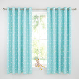 Cute Cats Eyelet Curtains