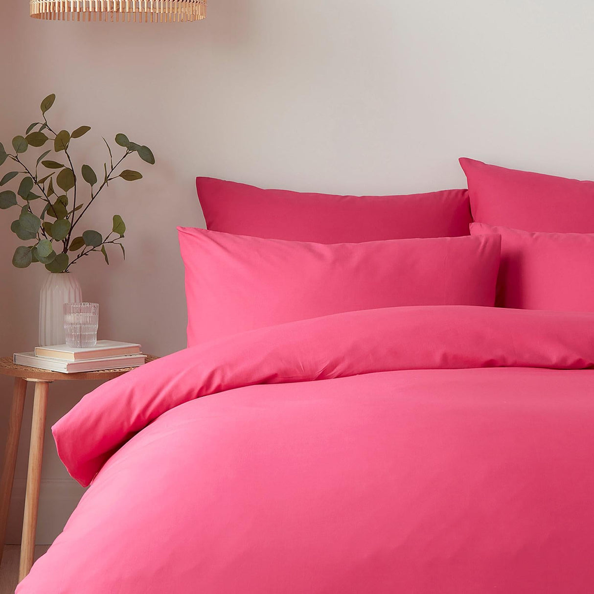 Pure Cotton Duvet Cover Set Pink