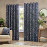 Bali Jacquard Leaf Eyelet Curtains