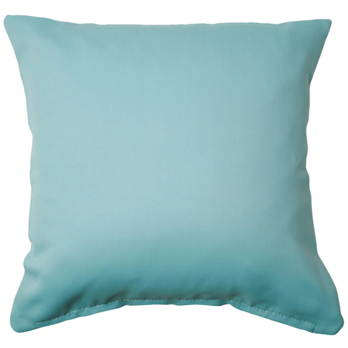 Plain Woven Teal Cushion Cover 17" x 17"