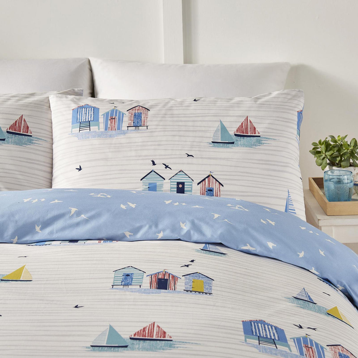 Beach Huts Duvet Cover Sets