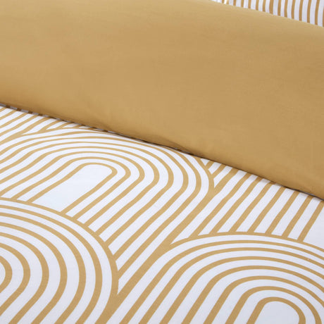 Arches Duvet Cover Set Ochre